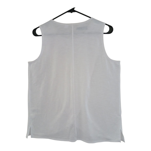 ULEX Women Adaptive Open MagnaReady White Tank Top white Magnetic Clousure Sz M - Picture 3 of 11
